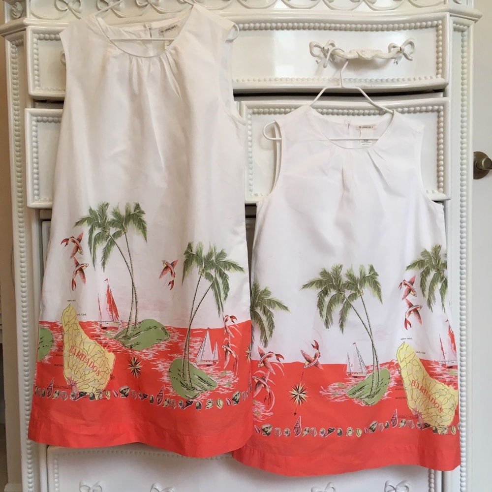 Matching? CREWCUTS Map Pocket Dress 10 Barbados